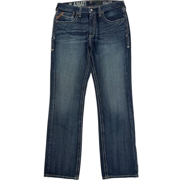 Ariat Men's M5 Slim Deadrun Stackable Straight Leg Jean Dark Wash 35x36 - Picture 1 of 11
